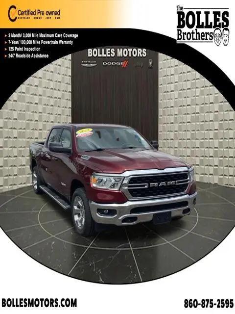 2022 Ram 1500 Big Horn Crew Cab 4x4 5'7" Box for sale in Ellington, CT
