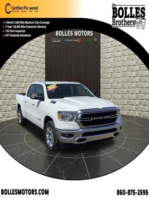 2022 Ram 1500 Big Horn Crew Cab 4x4 5'7" Box for sale in Ellington, CT