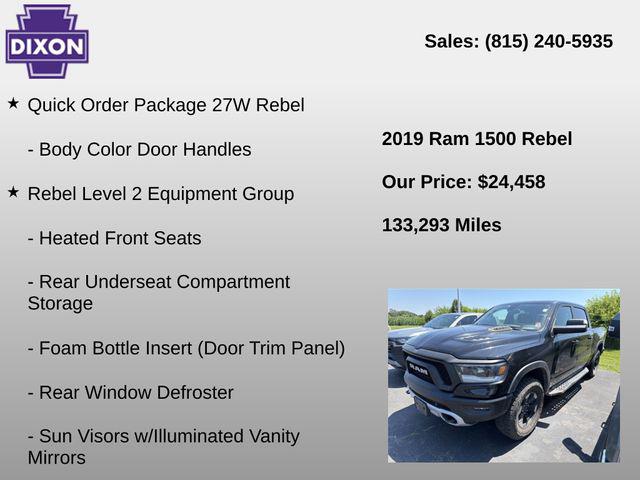 2019 Ram 1500 Rebel Crew Cab 4x4 5'7" Box
