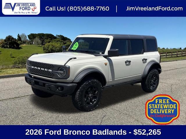 2026 Ford Bronco Badlands for sale in Buellton, CA