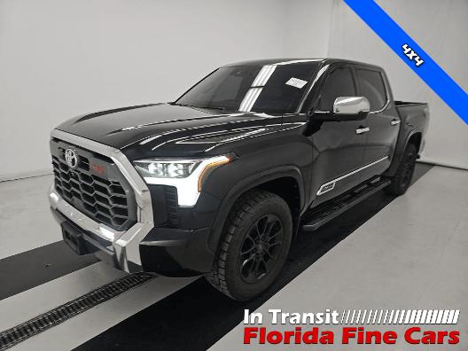 Black 2023 Toyota Tundra Pickup Truck Four-Wheel Drive Automatic