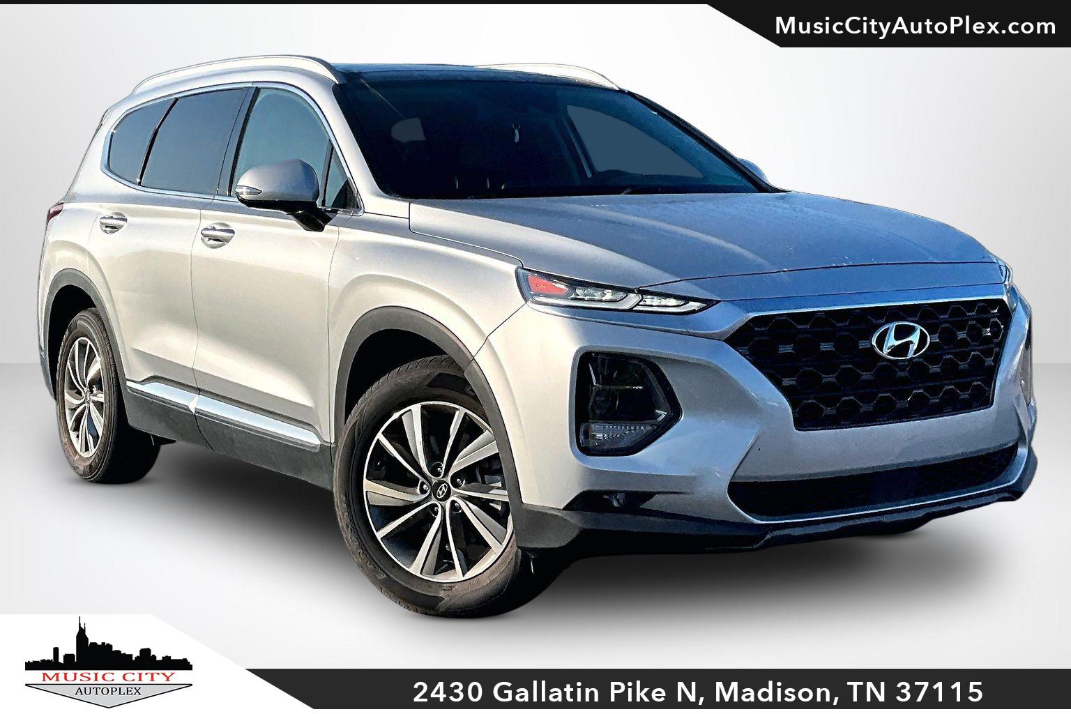 Symphony Silver 2019 Hyundai Santa Fe SUV / Crossover Front-Wheel Drive Automatic