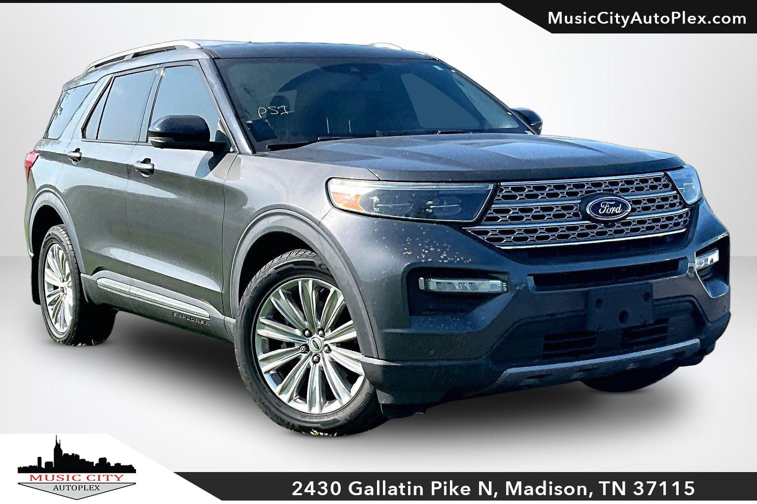Gray (Magnetic Metallic) 2020 Ford Explorer SUV / Crossover Rear-Wheel Drive Automatic