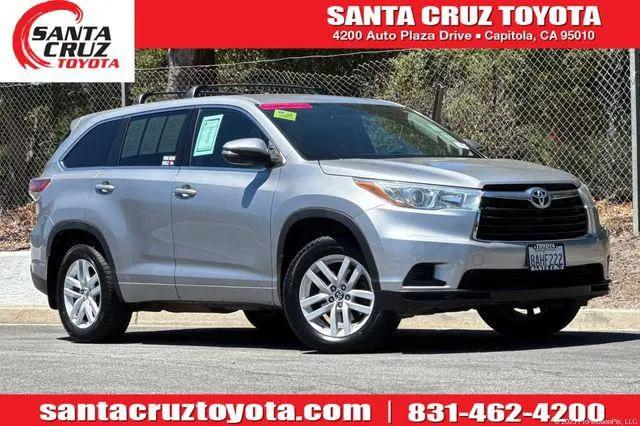 2016 Toyota Highlander LE V6 for sale in Capitola, CA