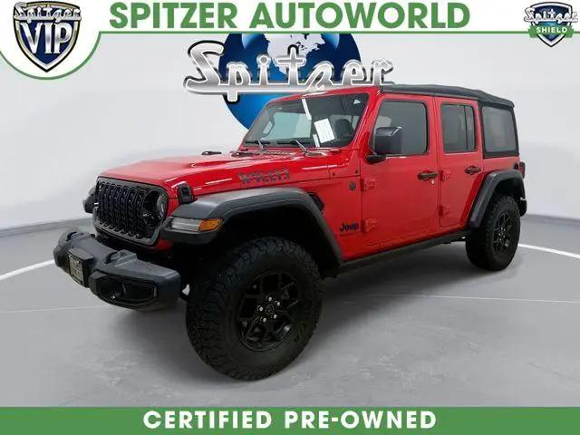2024 Jeep Wrangler 4-Door Willys for sale in Cleveland, OH