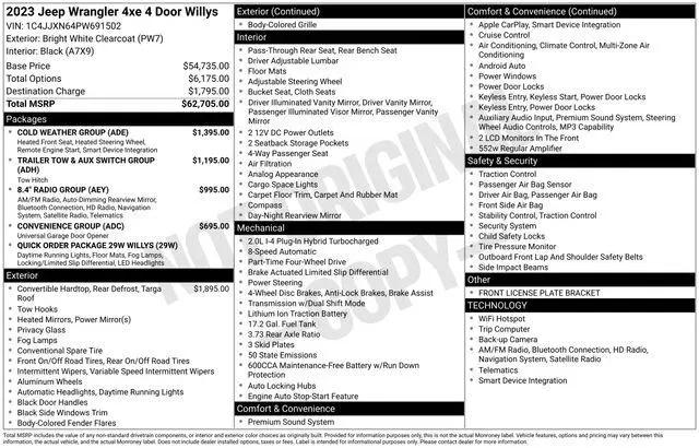 2023 Jeep Wrangler 4xe 4x4 for sale in South Salt Lake, UT