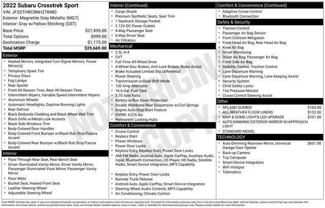 2022 Subaru Crosstrek Sport for sale in Wheat Ridge, CO
