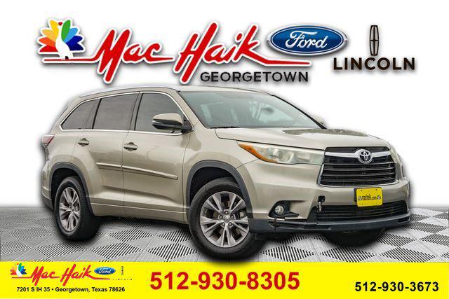 2015 Toyota Highlander XLE V6 for sale in Georgetown, TX