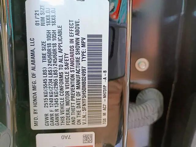 2021 Honda Pilot 2WD EX-L