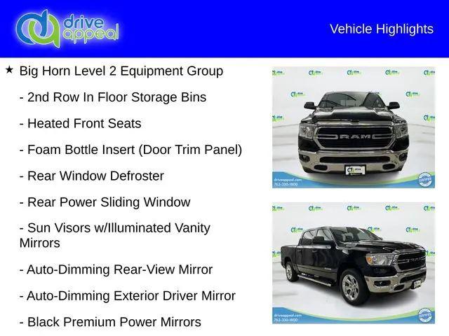 2021 Ram 1500 Big Horn Crew Cab 4x4 5'7" Box