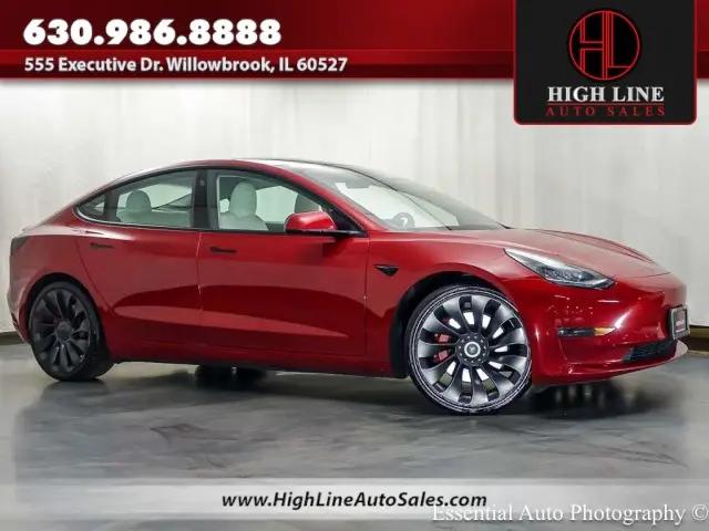 2021 Tesla Model 3 Performance Dual Motor All-Wheel Drive for sale in Willowbrook, IL