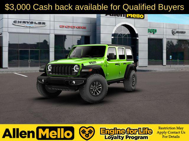 2026 Jeep Wrangler 4-Door Willys 4x4 for sale in Nashua, NH