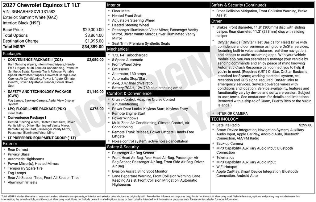 2027 Chevrolet Equinox LT - Photo 4