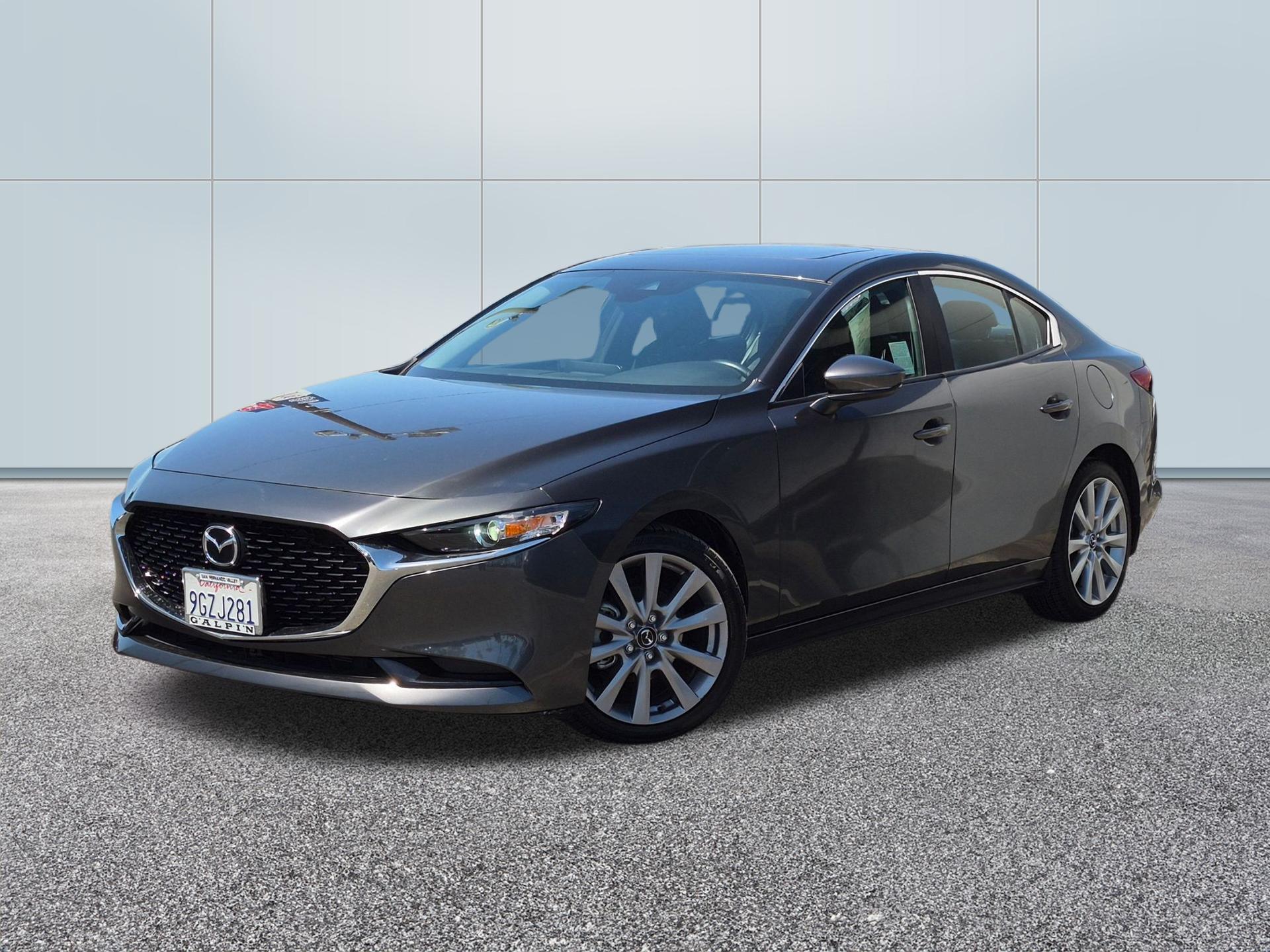 Machine Gray Metallic 2023 Mazda MAZDA3 Sedan Front-Wheel Drive Automatic