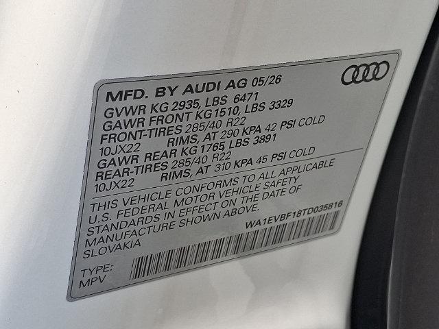 2026 Audi Q8 Premium Plus 55 TFSI quattro Tiptronic