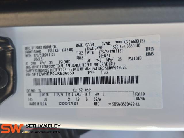 2020 Ford F-150 XL