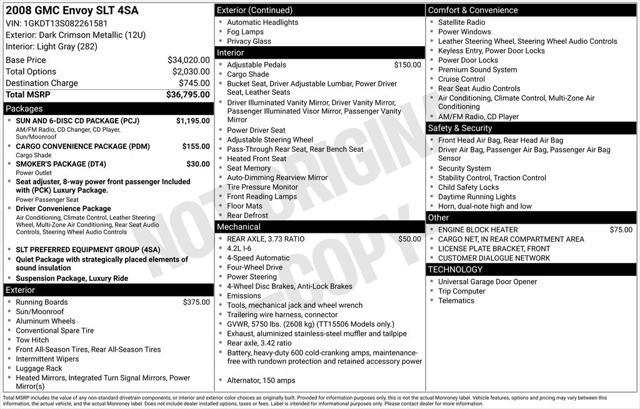 2008 GMC Envoy SLT for sale in FARGO, ND