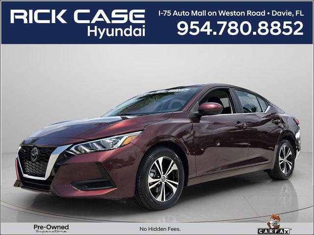 2023 Nissan Sentra SV Xtronic CVT for sale in DAVIE, FL