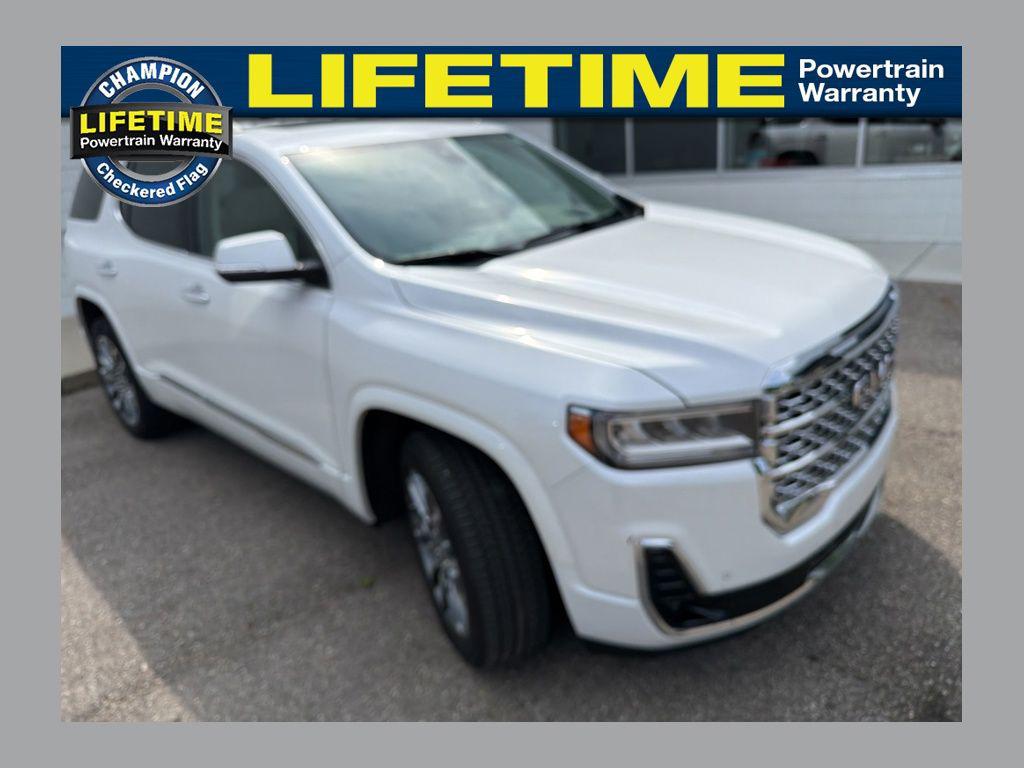 White Frost Tricoat 2023 GMC Acadia SUV / Crossover Four-Wheel Drive Automatic