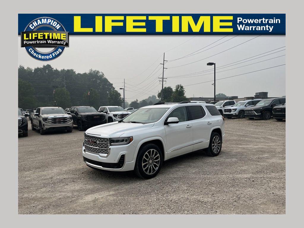 White Frost Tricoat 2023 GMC Acadia SUV / Crossover Four-Wheel Drive Automatic