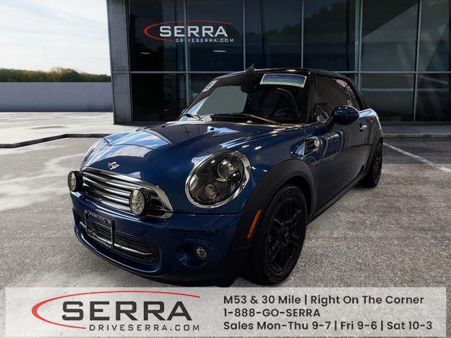 Lightning Blue Metallic 2015 MINI Cooper Convertible Front-Wheel Drive Automatic