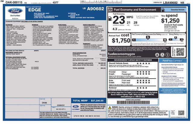 2020 Ford Edge SEL