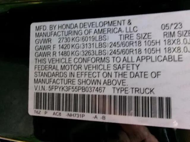 2023 Honda Ridgeline RTL