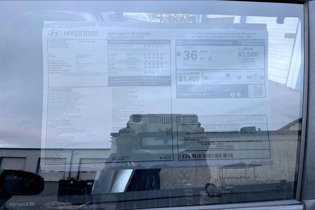 New 2026 Hyundai Santa Fe Hybrid Calligraphy For Sale in Olive Branch, MS