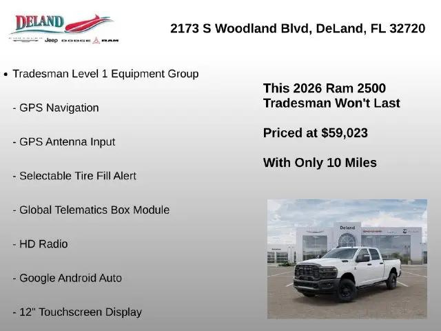 2026 Ram 2500 Tradesman Crew Cab 4x4 64 Box