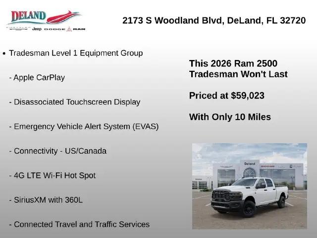 2026 Ram 2500 Tradesman Crew Cab 4x4 64 Box