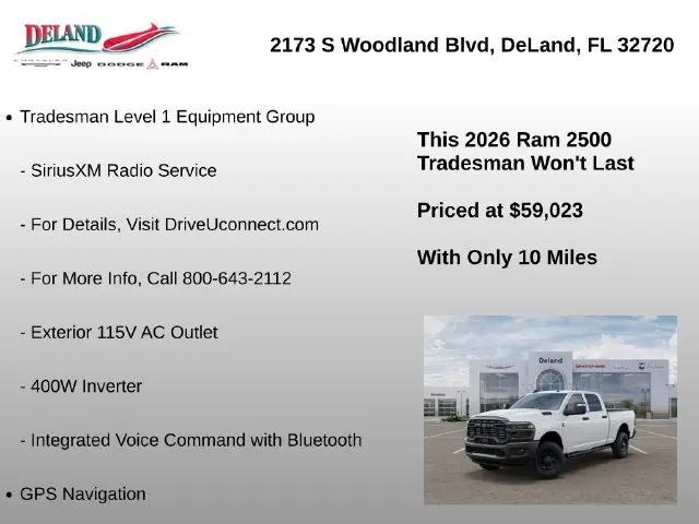2026 Ram 2500 Tradesman Crew Cab 4x4 64 Box