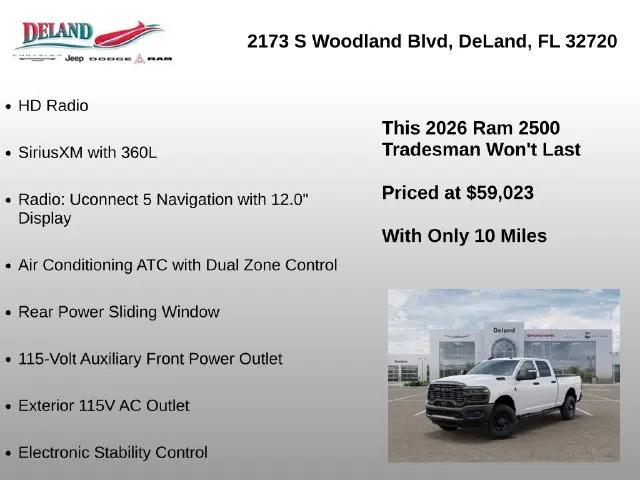 2026 Ram 2500 Tradesman Crew Cab 4x4 64 Box