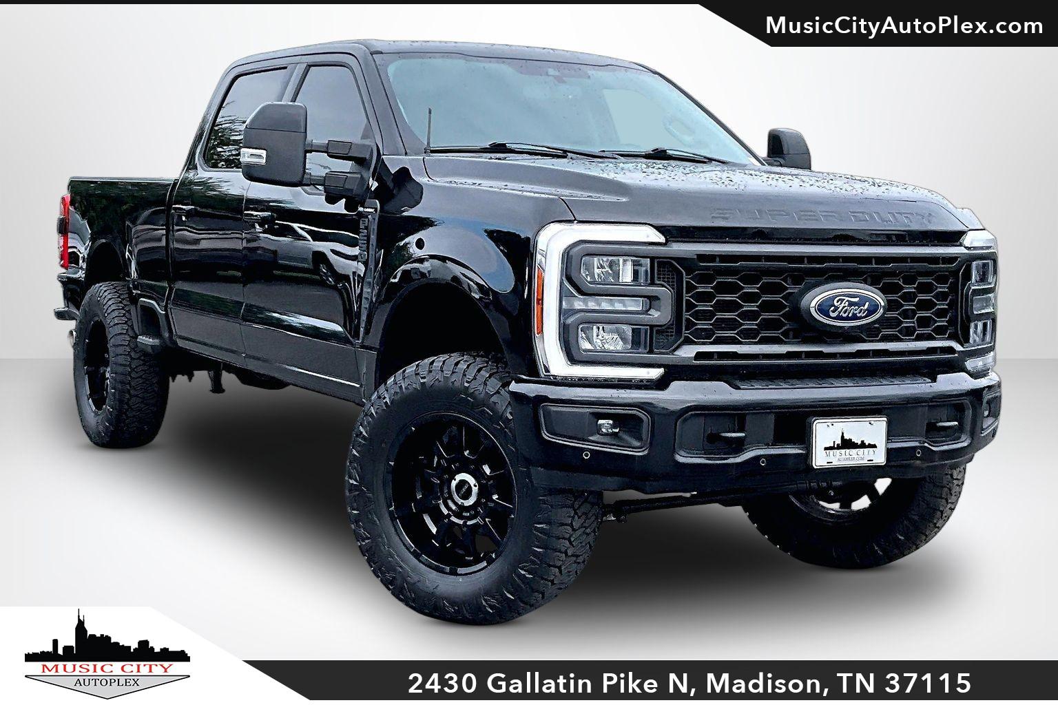 Agate Black Metallic 2023 Ford F-250 Super Duty Pickup Truck Four-Wheel Drive Automatic