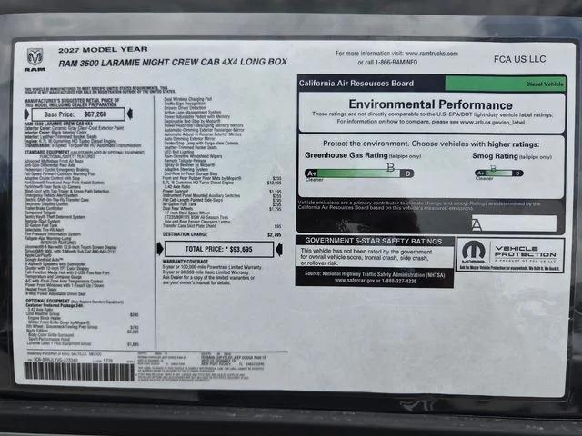 2027 RAM 3500 Laramie