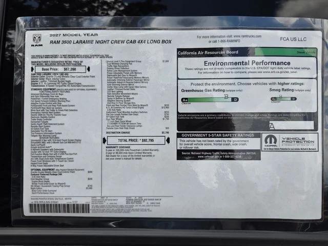 2027 RAM 3500 Laramie