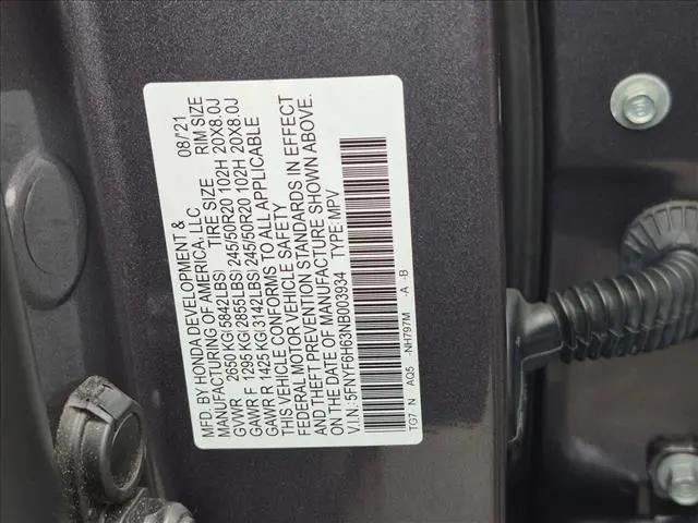 2022 Honda Pilot AWD Touring 7 Passenger