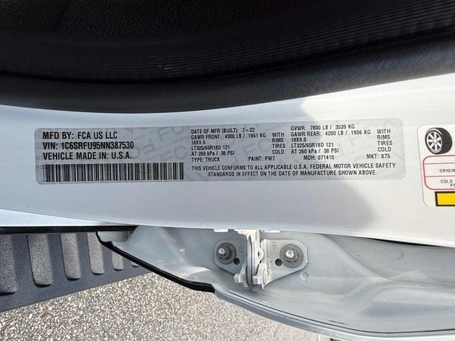 2022 Ram 1500 TRX Crew Cab 4x4 57 Box