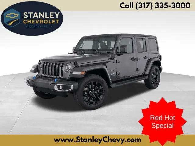 2022 Jeep Wrangler 4xe Unlimited Sahara 4x4 for sale in McCordsville, IN