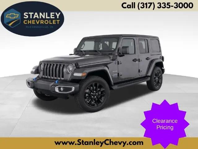 2022 Jeep Wrangler 4xe Unlimited Sahara 4x4 for sale in McCordsville, IN