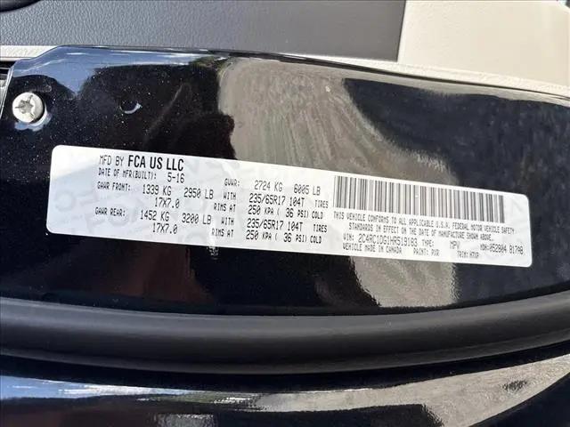 2017 Chrysler Pacifica Touring