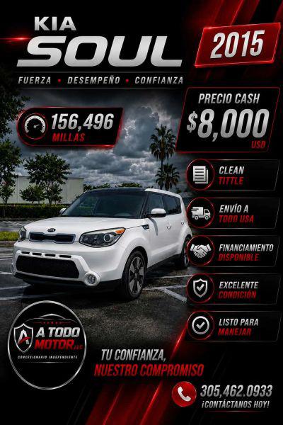 2015 Kia Soul ! for sale in Miami, FL