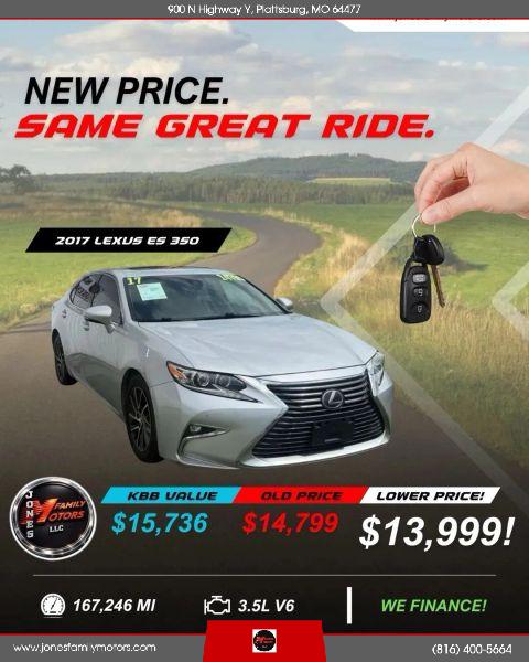 2017 Lexus ES 350 350 for sale in Plattsburg, MO