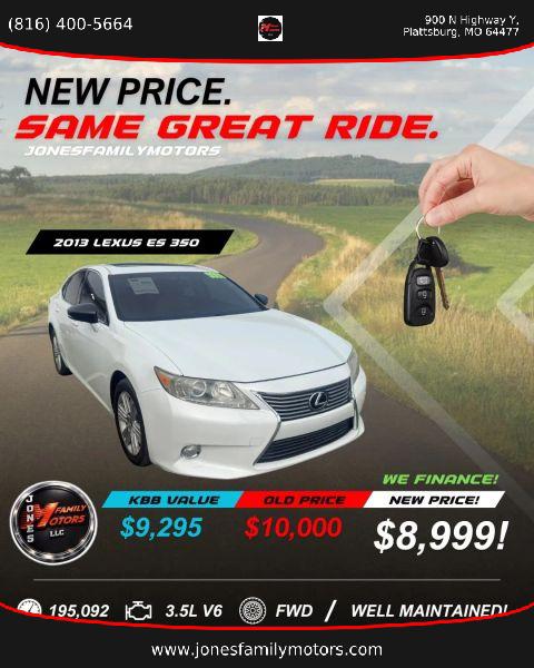 2013 Lexus ES 350 350 for sale in Plattsburg, MO