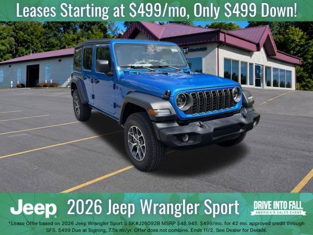 2026 Jeep Wrangler 4-Door Sport S 4x4 for sale in Cobleskill, NY