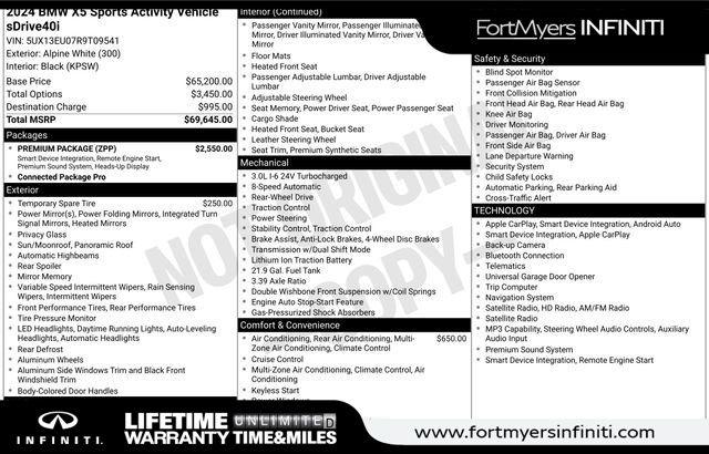 2024 BMW X5 sDrive40i for sale in Fort Myers, FL