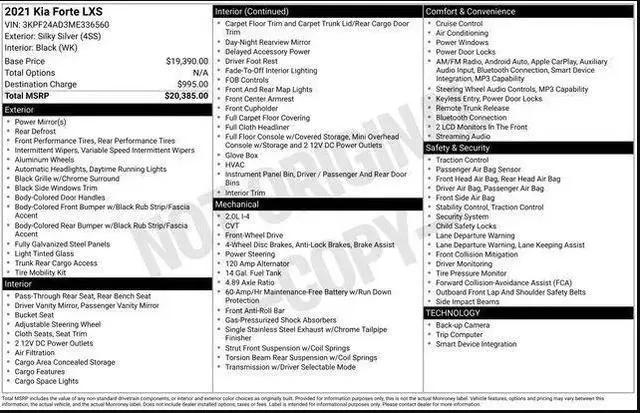 2021 Kia Forte LXS for sale in Tipton, MO