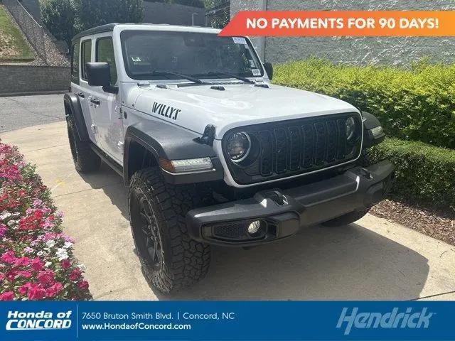 2024 Jeep Wrangler 4-Door Willys 4x4 for sale in Concord, NC