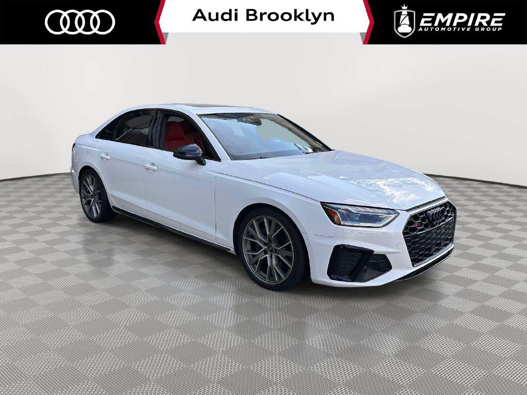 Ibis White 2023 Audi S4 Sedan All-Wheel Drive 8-Speed Automatic