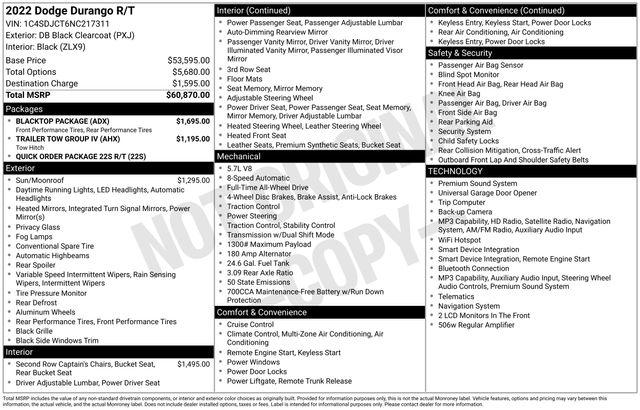 2022 Dodge Durango R/T AWD for sale in Salt Lake City, UT