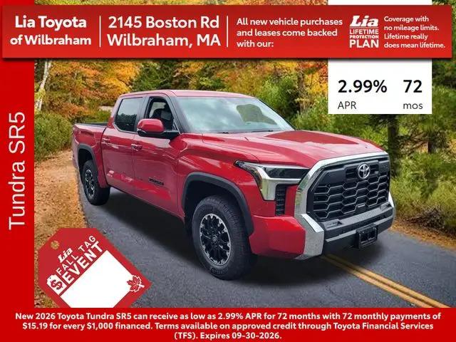 2026 Toyota Tundra SR5 CrewMax 5.5 Bed for sale in Wilbraham, MA